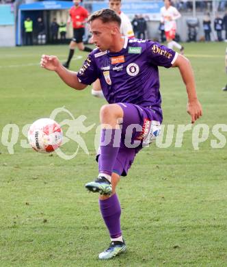 Fussball Bundesliga. SK Austria Klagenfurt gegen Red Bull Salzburg. Tobias Koch   Austria Klagenfurt). Klagenfurt, am 9.2.2025.
Foto: Kuess
www.qspictures.net
---
pressefotos, pressefotografie, kuess, qs, qspictures, sport, bild, bilder, bilddatenbank