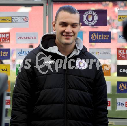 Fussball Bundesliga. SK Austria Klagenfurt gegen Red Bull Salzburg. Niklas Szerencsi (Austria Klagenfurt). . Klagenfurt, am 9.2.2025.
Foto: Kuess
www.qspictures.net
---
pressefotos, pressefotografie, kuess, qs, qspictures, sport, bild, bilder, bilddatenbank