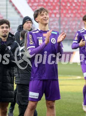 Fussball Bundesliga. SK Austria Klagenfurt gegen Red Bull Salzburg. Matteo Kitz  (Austria Klagenfurt)). Klagenfurt, am 9.2.2025.
Foto: Kuess
www.qspictures.net
---
pressefotos, pressefotografie, kuess, qs, qspictures, sport, bild, bilder, bilddatenbank