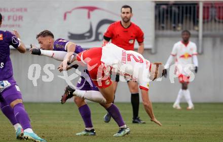 Fussball Bundesliga. SK Austria Klagenfurt gegen Red Bull Salzburg. Tobias Koch ( Austria Klagenfurt), Maximiliano Caufriez (Salzburg). Klagenfurt, am 9.2.2025.
Foto: Kuess
www.qspictures.net
---
pressefotos, pressefotografie, kuess, qs, qspictures, sport, bild, bilder, bilddatenbank