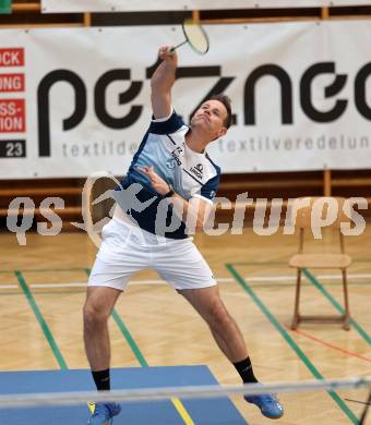 Badminton. 2. Bundesliga. ASKOE Kelag Kaernten gegen WBH Wien. Bernhard Kreuzer (ASKOE Kelag Kaernten). Klagenfurt, am 15.2.2025.
Foto: Kuess
---
pressefotos, pressefotografie, kuess, qs, qspictures, sport, bild, bilder, bilddatenbank