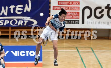 Badminton. 2. Bundesliga. ASKOE Kelag Kaernten gegen WBH Wien. Martin Zhang (ASKOE Kelag Kaernten). Klagenfurt, am 15.2.2025.
Foto: Kuess
---
pressefotos, pressefotografie, kuess, qs, qspictures, sport, bild, bilder, bilddatenbank