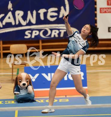 Badminton. 2. Bundesliga. ASKOE Kelag Kaernten gegen WBH Wien. Miranda Zhang (ASKOE Kelag Kaernten). Klagenfurt, am 15.2.2025.
Foto: Kuess
---
pressefotos, pressefotografie, kuess, qs, qspictures, sport, bild, bilder, bilddatenbank