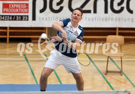 Badminton. 2. Bundesliga. ASKOE Kelag Kaernten gegen WBH Wien. Bernhard Kreuzer (ASKOE Kelag Kaernten). Klagenfurt, am 15.2.2025.
Foto: Kuess
---
pressefotos, pressefotografie, kuess, qs, qspictures, sport, bild, bilder, bilddatenbank