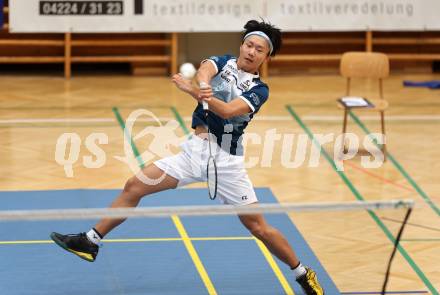 Badminton. 2. Bundesliga. ASKOE Kelag Kaernten gegen WBH Wien. Simon Wang (ASKOE Kelag Kaernten). Klagenfurt, am 15.2.2025.
Foto: Kuess
---
pressefotos, pressefotografie, kuess, qs, qspictures, sport, bild, bilder, bilddatenbank