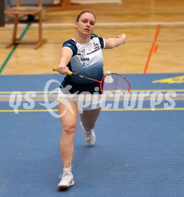 Badminton. 2. Bundesliga. ASKOE Kelag Kaernten gegen WBH Wien. Laura Hasenbichler (ASKOE Kelag Kaernten). Klagenfurt, am 15.2.2025.
Foto: Kuess
---
pressefotos, pressefotografie, kuess, qs, qspictures, sport, bild, bilder, bilddatenbank