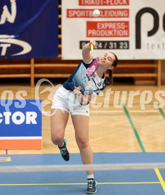 Badminton. 2. Bundesliga. ASKOE Kelag Kaernten gegen WBH Wien.  Denise Hofer  (ASKOE Kelag Kaernten). Klagenfurt, am 15.2.2025.
Foto: Kuess
---
pressefotos, pressefotografie, kuess, qs, qspictures, sport, bild, bilder, bilddatenbank