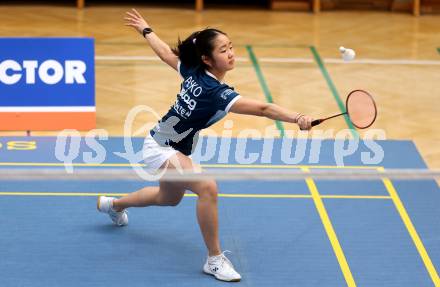 Badminton. 2. Bundesliga. ASKOE Kelag Kaernten gegen WBH Wien. Miranda Zhang (ASKOE Kelag Kaernten). Klagenfurt, am 15.2.2025.
Foto: Kuess
---
pressefotos, pressefotografie, kuess, qs, qspictures, sport, bild, bilder, bilddatenbank