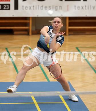 Badminton. 2. Bundesliga. ASKOE Kelag Kaernten gegen WBH Wien. Laura Hasenbichler  (ASKOE Kelag Kaernten). Klagenfurt, am 15.2.2025.
Foto: Kuess
---
pressefotos, pressefotografie, kuess, qs, qspictures, sport, bild, bilder, bilddatenbank