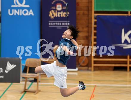 Badminton. 2. Bundesliga. ASKOE Kelag Kaernten gegen WBH Wien. Martin Zhang (ASKOE Kelag Kaernten). Klagenfurt, am 15.2.2025.
Foto: Kuess
---
pressefotos, pressefotografie, kuess, qs, qspictures, sport, bild, bilder, bilddatenbank