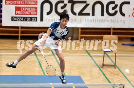 Badminton. 2. Bundesliga. ASKOE Kelag Kaernten gegen WBH Wien. Martin Zhang (ASKOE Kelag Kaernten). Klagenfurt, am 15.2.2025.
Foto: Kuess
---
pressefotos, pressefotografie, kuess, qs, qspictures, sport, bild, bilder, bilddatenbank