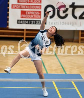 Badminton. 2. Bundesliga. ASKOE Kelag Kaernten gegen WBH Wien. Miranda Zhang (ASKOE Kelag Kaernten). Klagenfurt, am 15.2.2025.
Foto: Kuess
---
pressefotos, pressefotografie, kuess, qs, qspictures, sport, bild, bilder, bilddatenbank