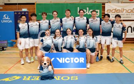 Badminton. 2. Bundesliga. ASKOE Kelag Kaernten gegen WBH Wien. Mannschaftsfoto (ASKOE Kelag Kaernten). Klagenfurt, am 15.2.2025.
Foto: Kuess
---
pressefotos, pressefotografie, kuess, qs, qspictures, sport, bild, bilder, bilddatenbank