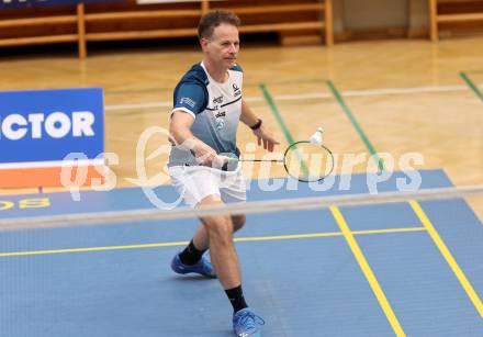 Badminton. 2. Bundesliga. ASKOE Kelag Kaernten gegen WBH Wien. Bernhard Kreuzer (ASKOE Kelag Kaernten). Klagenfurt, am 15.2.2025.
Foto: Kuess
---
pressefotos, pressefotografie, kuess, qs, qspictures, sport, bild, bilder, bilddatenbank