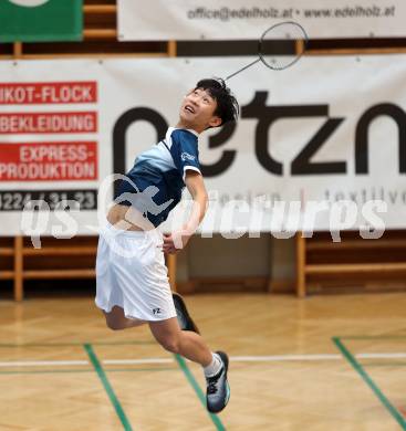 Badminton. 2. Bundesliga. ASKOE Kelag Kaernten gegen WBH Wien. Martin Zhang (ASKOE Kelag Kaernten). Klagenfurt, am 15.2.2025.
Foto: Kuess
---
pressefotos, pressefotografie, kuess, qs, qspictures, sport, bild, bilder, bilddatenbank