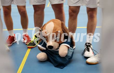 Badminton. 2. Bundesliga. ASKOE Kelag Kaernten gegen WBH Wien.  Maskottchen (ASKOE Kelag Kaernten). Klagenfurt, am 15.2.2025.
Foto: Kuess
---
pressefotos, pressefotografie, kuess, qs, qspictures, sport, bild, bilder, bilddatenbank