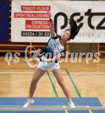 Badminton. 2. Bundesliga. ASKOE Kelag Kaernten gegen WBH Wien. Miranda Zhang  (ASKOE Kelag Kaernten). Klagenfurt, am 15.2.2025.
Foto: Kuess
---
pressefotos, pressefotografie, kuess, qs, qspictures, sport, bild, bilder, bilddatenbank