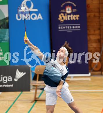 Badminton. 2. Bundesliga. ASKOE Kelag Kaernten gegen WBH Wien.  Felix Steinwender (ASKOE Kelag Kaernten). Klagenfurt, am 15.2.2025.
Foto: Kuess
---
pressefotos, pressefotografie, kuess, qs, qspictures, sport, bild, bilder, bilddatenbank