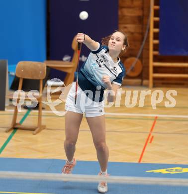 Badminton. 2. Bundesliga. ASKOE Kelag Kaernten gegen WBH Wien. Elina Wutte (ASKOE Kelag Kaernten). Klagenfurt, am 15.2.2025.
Foto: Kuess
---
pressefotos, pressefotografie, kuess, qs, qspictures, sport, bild, bilder, bilddatenbank