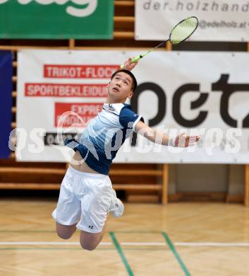 Badminton. 2. Bundesliga. ASKOE Kelag Kaernten gegen WBH Wien. Haolei Zhang (ASKOE Kelag Kaernten). Klagenfurt, am 15.2.2025.
Foto: Kuess
---
pressefotos, pressefotografie, kuess, qs, qspictures, sport, bild, bilder, bilddatenbank