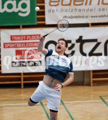 Badminton. 2. Bundesliga. ASKOE Kelag Kaernten gegen WBH Wien. Martin Cerkovnik (ASKOE Kelag Kaernten). Klagenfurt, am 15.2.2025.
Foto: Kuess
---
pressefotos, pressefotografie, kuess, qs, qspictures, sport, bild, bilder, bilddatenbank