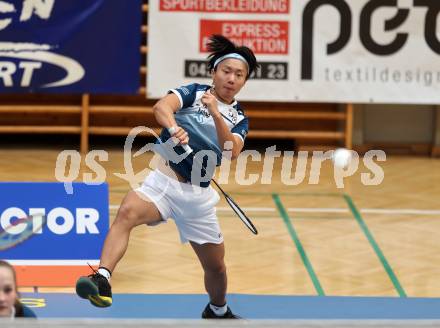 Badminton. 2. Bundesliga. ASKOE Kelag Kaernten gegen WBH Wien. Simon Wang (ASKOE Kelag Kaernten). Klagenfurt, am 15.2.2025.
Foto: Kuess
---
pressefotos, pressefotografie, kuess, qs, qspictures, sport, bild, bilder, bilddatenbank