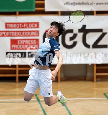 Badminton. 2. Bundesliga. ASKOE Kelag Kaernten gegen WBH Wien. Shangzu Zhan (ASKOE Kelag Kaernten). Klagenfurt, am 15.2.2025.
Foto: Kuess
---
pressefotos, pressefotografie, kuess, qs, qspictures, sport, bild, bilder, bilddatenbank