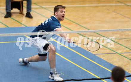 Badminton. 2. Bundesliga. ASKOE Kelag Kaernten gegen WBH Wien. Martin Cerkovnik (ASKOE Kelag Kaernten). Klagenfurt, am 15.2.2025.
Foto: Kuess
---
pressefotos, pressefotografie, kuess, qs, qspictures, sport, bild, bilder, bilddatenbank