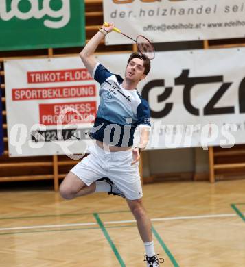 Badminton. 2. Bundesliga. ASKOE Kelag Kaernten gegen WBH Wien. Gasper Krivec  (ASKOE Kelag Kaernten). Klagenfurt, am 15.2.2025.
Foto: Kuess
---
pressefotos, pressefotografie, kuess, qs, qspictures, sport, bild, bilder, bilddatenbank