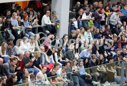 Volleyball. Cupfinale. SK Aich/Dob gegen Hypo Tirol Volleyballteam. Fans  (Aich/Dob). Bleiburg, 16.2.2025.
Foto: Kuess
---
pressefotos, pressefotografie, kuess, qs, qspictures, sport, bild, bilder, bilddatenbank