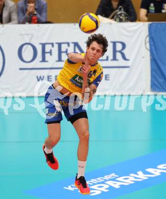 Volleyball. Cupfinale. SK Aich/Dob gegen Hypo Tirol Volleyballteam. Henrique Adami   (Aich/Dob). Bleiburg, 16.2.2025.
Foto: Kuess
---
pressefotos, pressefotografie, kuess, qs, qspictures, sport, bild, bilder, bilddatenbank