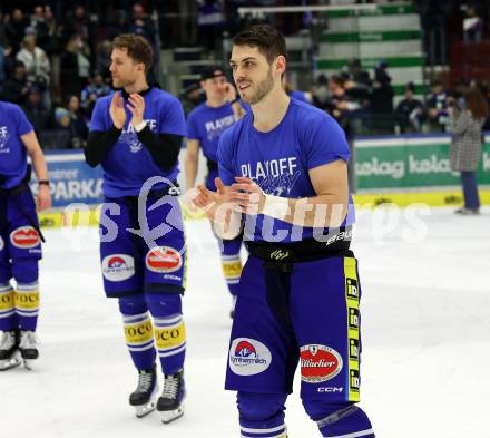 Eishockey ICE Bundesliga. VSV gegen Asiago. Thomas Vallant  (VSV). Villach, am 21.2..2025
Foto: Kuess
---
pressefotos, pressefotografie, kuess, qs, qspictures, sport, bild, bilder, bilddatenbank