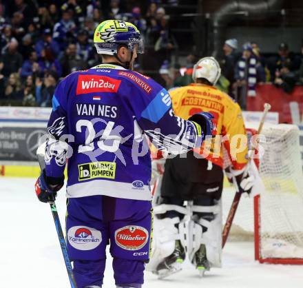 Eishockey ICE Bundesliga. VSV gegen Asiago. Torjubel Guus Van Nes (VSV). Villach, am 21.2..2025
Foto: Kuess
---
pressefotos, pressefotografie, kuess, qs, qspictures, sport, bild, bilder, bilddatenbank