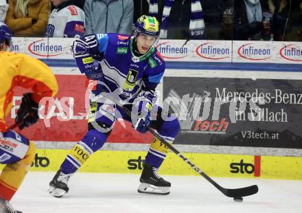 Eishockey ICE Bundesliga. VSV gegen Asiago. Elias Wallenta  (VSV). Villach, am 21.2..2025
Foto: Kuess
---
pressefotos, pressefotografie, kuess, qs, qspictures, sport, bild, bilder, bilddatenbank