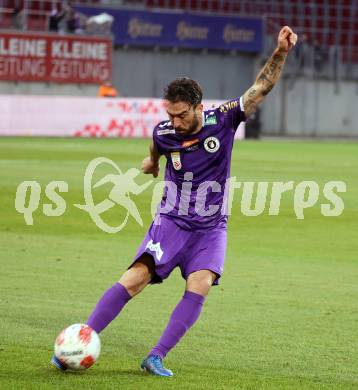 Fussball Bundesliga. SK Austria Klagenfurt gegen GAK. Kosmas Gkezos  (Klagenfurt). Klagenfurt, am 22.2.2025.
Foto: Kuess
---
pressefotos, pressefotografie, kuess, qs, qspictures, sport, bild, bilder, bilddatenbank