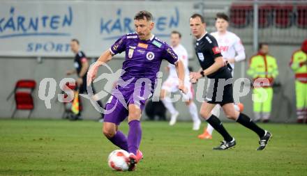 Fussball Bundesliga. SK Austria Klagenfurt gegen GAK.  Christopher Wernitznig  (Klagenfurt),  Klagenfurt, am 22.2.2025.
Foto: Kuess
---
pressefotos, pressefotografie, kuess, qs, qspictures, sport, bild, bilder, bilddatenbank