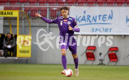 Fussball Bundesliga. SK Austria Klagenfurt gegen GAK. Thorsten Mahrer  (Klagenfurt). Klagenfurt, am 22.2.2025.
Foto: Kuess
---
pressefotos, pressefotografie, kuess, qs, qspictures, sport, bild, bilder, bilddatenbank