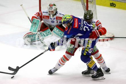 Eishockey ICE Bundesliga. VSV gegen Bozen. Nikita Scherbak (VSV), Cole Hults (Bozen) . Villach, am 9.3.2025
Foto: Kuess
---
pressefotos, pressefotografie, kuess, qs, qspictures, sport, bild, bilder, bilddatenbank