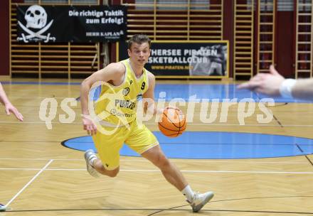 Basketball 2. Liga 2024/2025. Playoffs. VF3.   Woerthersee Piraten gegen Mattersburg Rocks.    Elvis Keric (Piraten),  Klagenfurt, am 29.3.2025.
Foto: Kuess


---
pressefotos, pressefotografie, kuess, qs, qspictures, sport, bild, bilder, bilddatenbank