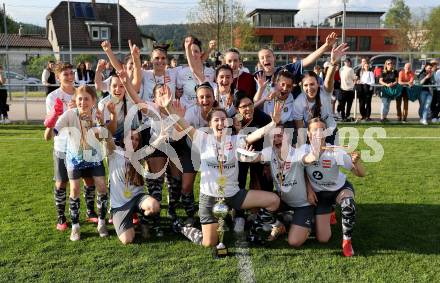 Fussball Frauen. KFV Cup. Sk Austria Klagenfurt gegen Kraig. Jubel Kraig. Klagenfurt, am 27.4.2025.
Foto: Kuess
www.qspictures.net
---
pressefotos, pressefotografie, kuess, qs, qspictures, sport, bild, bilder, bilddatenbank