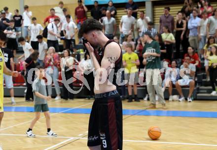 Basketball 2. Liga 2024/2025. Playoffs. F2.   Woerthersee Piraten gegen Mistelbach Mustangs   Maximilian Girschik  (Mistelbach). Klagenfurt, am 1.5.2025.
Foto: Kuess


---
pressefotos, pressefotografie, kuess, qs, qspictures, sport, bild, bilder, bilddatenbank