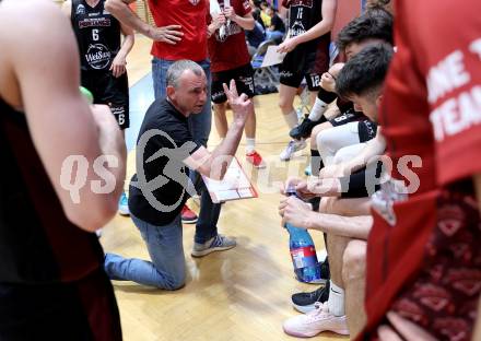 Basketball 2. Liga 2024/2025. Playoffs. F2.   Woerthersee Piraten gegen Mistelbach Mustangs   Trainer Martin Weissenboeck  (Mistelbach). Klagenfurt, am 1.5.2025.
Foto: Kuess


---
pressefotos, pressefotografie, kuess, qs, qspictures, sport, bild, bilder, bilddatenbank