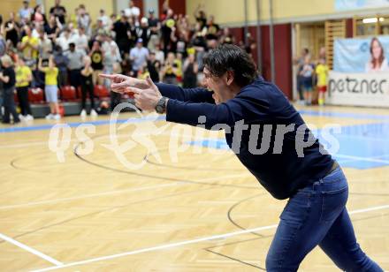 Basketball 2. Liga 2024/2025. Playoffs. F2.   Woerthersee Piraten gegen Mistelbach Mustangs   Trainer Andreas Kuttnig (Piraten),   Klagenfurt, am 1.5.2025.
Foto: Kuess


---
pressefotos, pressefotografie, kuess, qs, qspictures, sport, bild, bilder, bilddatenbank