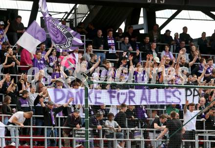FFussball Bundesliga. SK Austria Klagenfurt gegen WSG Tirol. Fans (Austria Klagenfurt),    Klagenfurt, am 10.5.2025.
Foto: Kuess
www.qspictures.net
---
pressefotos, pressefotografie, kuess, qs, qspictures, sport, bild, bilder, bilddatenbank