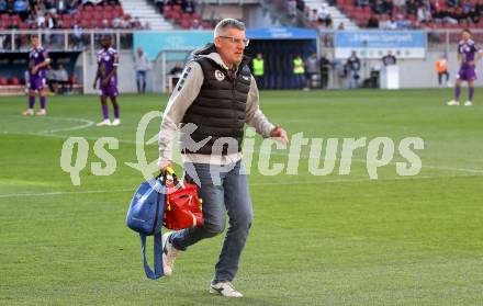 Fussball Bundesliga. SK Austria Klagenfurt gegen WSG Tirol.  Dr. Ernst Benischke (SK Austria Klagenfurt). Klagenfurt, am 10.5.2025.
Foto: Kuess
www.qspictures.net
---
pressefotos, pressefotografie, kuess, qs, qspictures, sport, bild, bilder, bilddatenbank