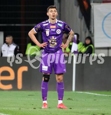 Fussball Bundesliga. SK Austria Klagenfurt gegen Hartberg.  David Toshevski (SK Austria Klagenfurt). Klagenfurt, am 23.5.2025.
Foto: Kuess
www.qspictures.net
---
pressefotos, pressefotografie, kuess, qs, qspictures, sport, bild, bilder, bilddatenbank