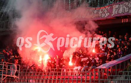 Fussball Bundesliga. SK Austria Klagenfurt gegen Hartberg. Fans (SK Austria Klagenfurt),   Klagenfurt, am 23.5.2025.
Foto: Kuess
www.qspictures.net
---
pressefotos, pressefotografie, kuess, qs, qspictures, sport, bild, bilder, bilddatenbank