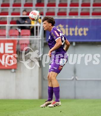 Fussball Bundesliga. SK Austria Klagenfurt gegen TSV Hartberg. Matteo Kitz  (SK Austria Klagenfurt). Klagenfurt, am 23.5.2025.
Foto: Kuess
www.qspictures.net
---
pressefotos, pressefotografie, kuess, qs, qspictures, sport, bild, bilder, bilddatenbank