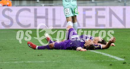 Fussball Bundesliga. SK Austria Klagenfurt gegen TSV Hartberg. Christopher Wernitznig, Matteo Kitz (SK Austria Klagenfurt). Klagenfurt, am 23.5.2025.
Foto: Kuess
www.qspictures.net
---
pressefotos, pressefotografie, kuess, qs, qspictures, sport, bild, bilder, bilddatenbank