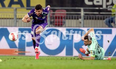 Fussball Bundesliga. SK Austria Klagenfurt gegen TSV Hartberg. David Toshevski  (SK Austria Klagenfurt). Klagenfurt, am 23.5.2025.
Foto: Kuess
www.qspictures.net
---
pressefotos, pressefotografie, kuess, qs, qspictures, sport, bild, bilder, bilddatenbank